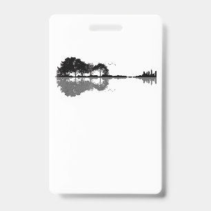 Acoustic Guitar Nature Est Music Bass Guitarist Badge