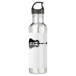 Acoustic Guitar Nature Est Music Bass Guitarist Stainless Steel Water Bottle