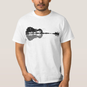 Acoustic Guitar Nature Est Music Bass Guitarist T-Shirt