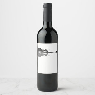 Acoustic Guitar Nature Est Music Bass Guitarist Wine Label