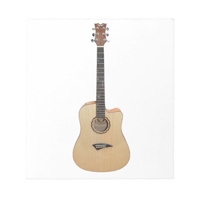 Acoustic Guitar Notepad (Front)