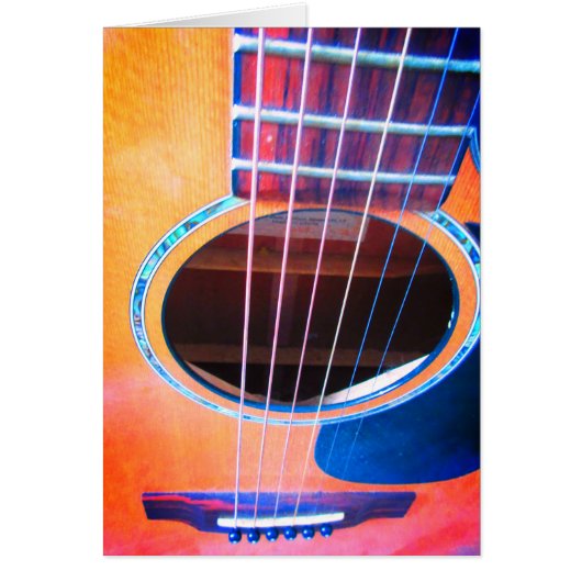 Acoustic Guitar Perspective Colors of Music (Front)