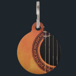 Acoustic Guitar Pet ID Tag<br><div class="desc">Beautiful photo of the acoustic guitar on many cool products and gifts ideas from our store. This great acoustic guitar closeup is a high quality photo that you can magnify and edit until the product is really unique and suits your needs. You can add custom text and make it personal!...</div>
