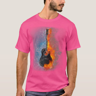 Acoustic Guitar Player Cool Musician Acoustic Guit T-Shirt
