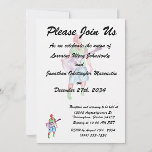 acoustic guitar player female singer musician invitation