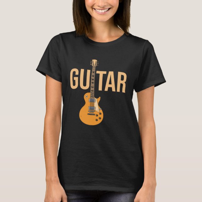 Acoustic Guitar Player For A Musician Guitarist T-Shirt (Front)