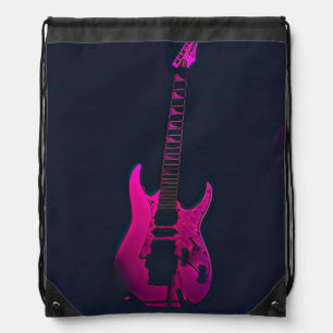 Acoustic guitar player gift drawstring bag