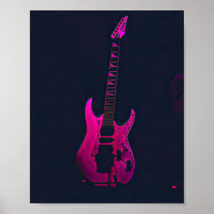 Acoustic guitar player gift poster