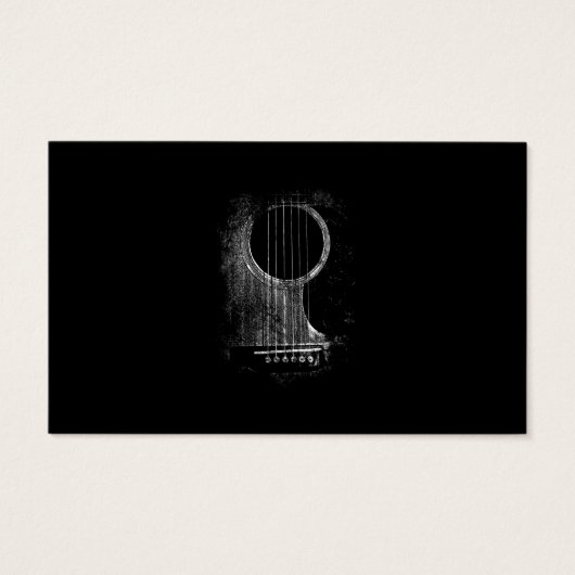 Acoustic Guitar Player Six String Rock & Roll (Front)