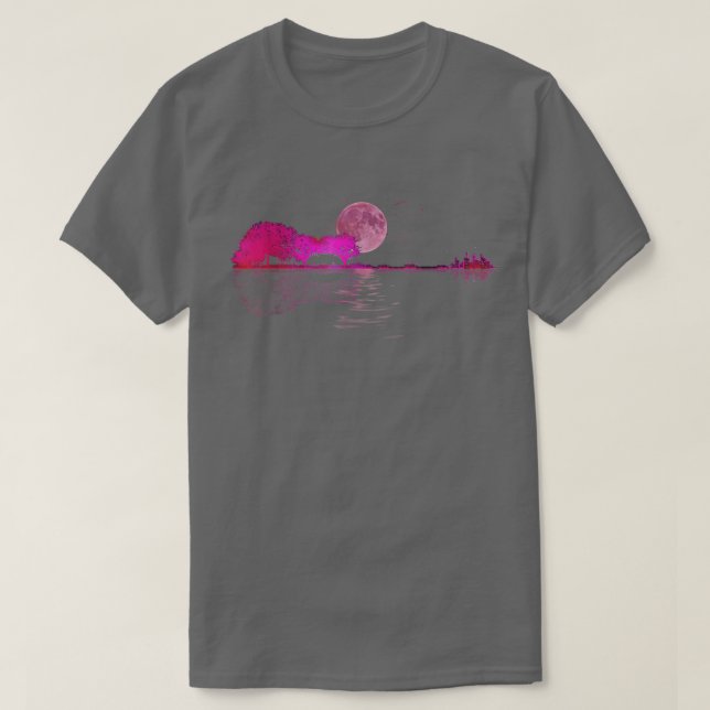 Acoustic Guitar PlayerGuitars Acoustic Musician  T-Shirt (Design Front)