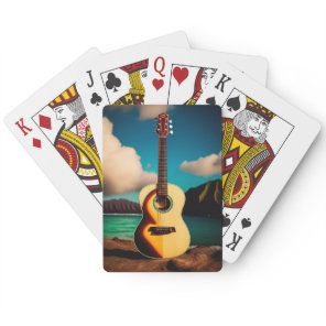 Acoustic guitar Playing Cards