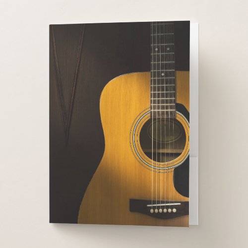 Acoustic Guitar Pocket Folder