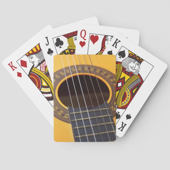 Acoustic Guitar Poker Cards (Back)
