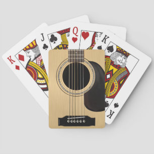 Acoustic Guitar Poker Cards