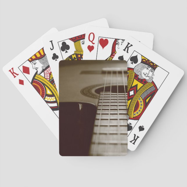 Acoustic Guitar Poker Cards (Back)