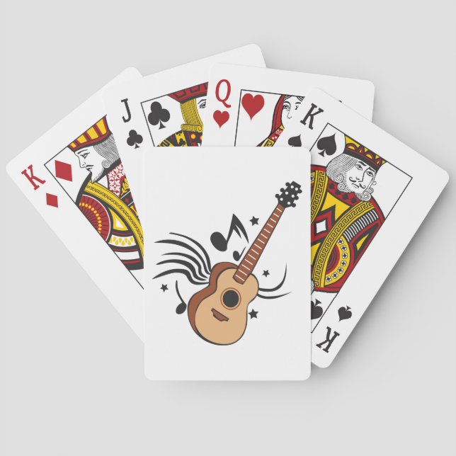 Acoustic Guitar Poker Cards (Back)