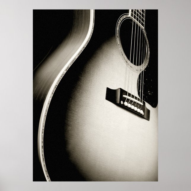 acoustic guitar poster (Front)