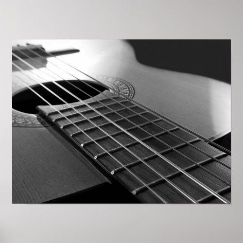 Acoustic guitar poster