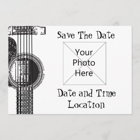 Acoustic Guitar Save The Date