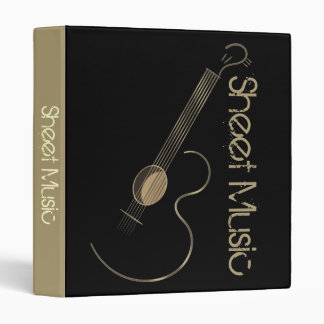 Acoustic Guitar Sheet Music Binders