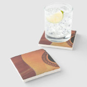 Acoustic Guitar Stone Coaster (Side)
