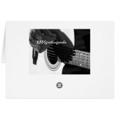 Acoustic Guitar Strings Cards (Back Horizontal)