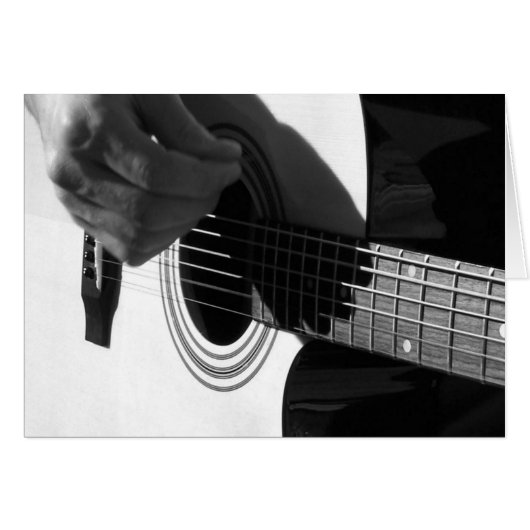 Acoustic Guitar Strings Cards (Front Horizontal)