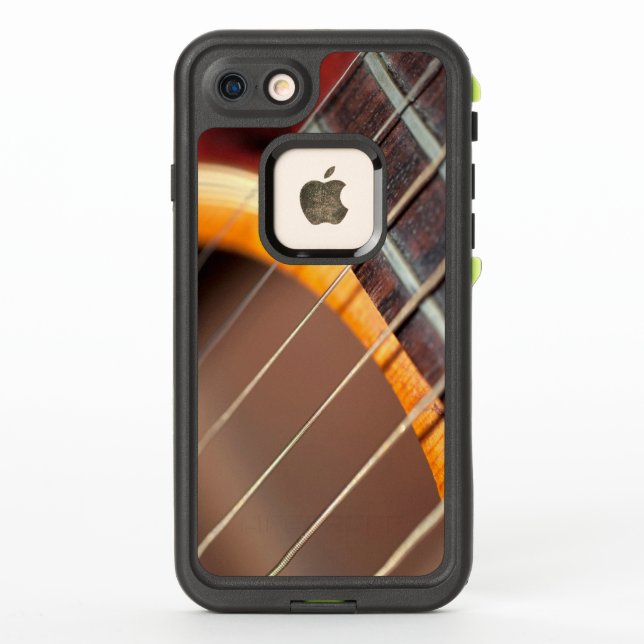 Acoustic Guitar Strings LifeProof iPhone Case (Back)