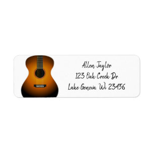 Acoustic Guitar Strings Musical Label