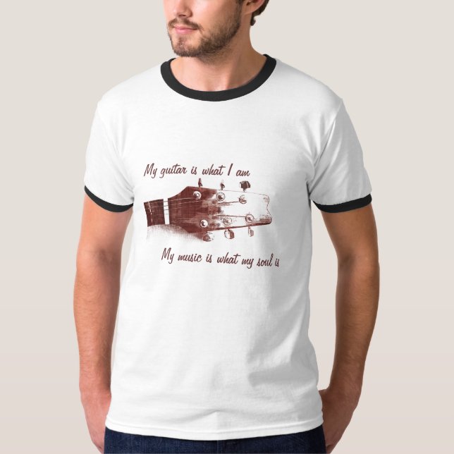 Acoustic guitar t-shirt (Front)