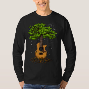Acoustic Guitar Tree Of Life T-Shirt