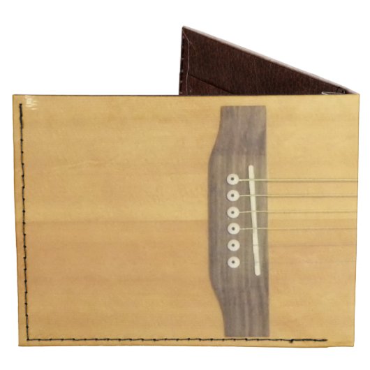 Acoustic Guitar Tyvek Wallet (Back)