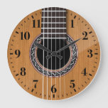 Acoustic Guitar Wall Clock at Zazzle