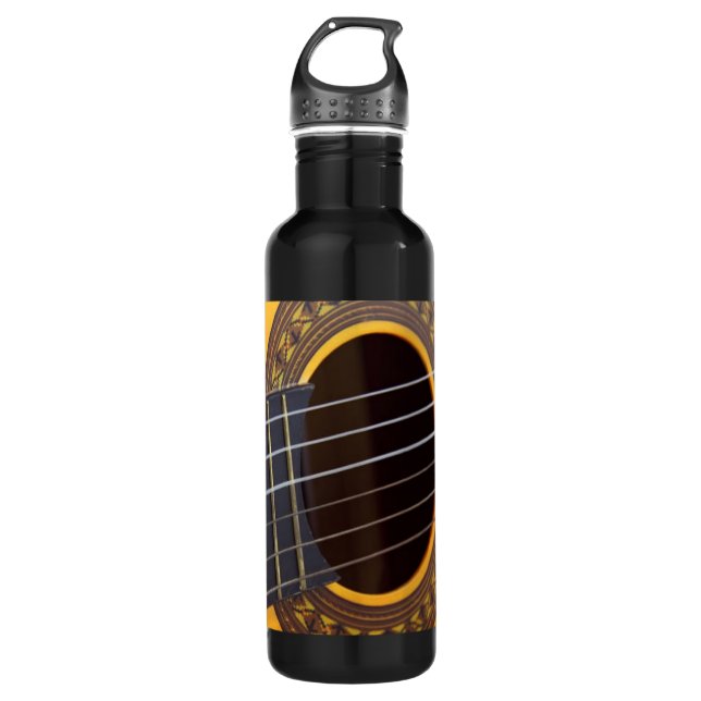 Acoustic Guitar Water Bottle (Front)