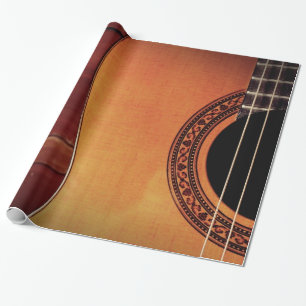 Acoustic Guitar Wrapping Paper