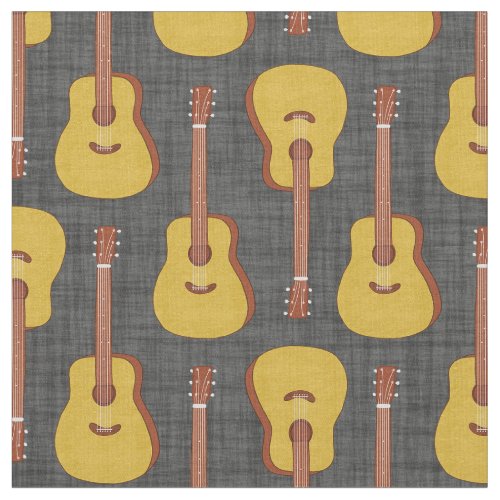 Acoustic Guitars Black  Texture Background Fabric