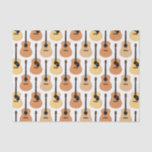 Acoustic Guitars Pattern Tissue Paper