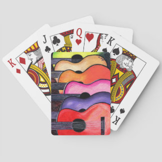 Acoustic Guitars Playing Cards