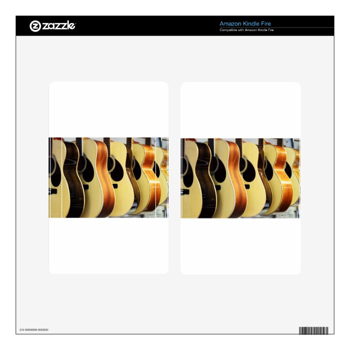 Acoustic Guitars Skin For Kindle Fire