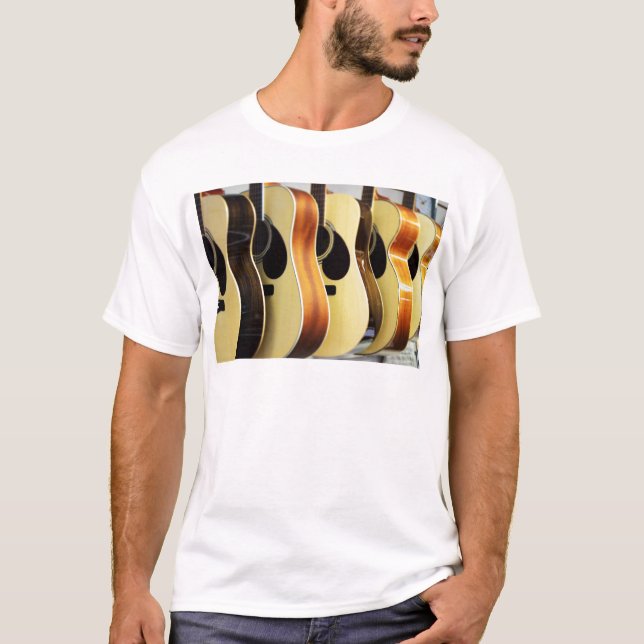 Acoustic Guitars T-Shirt (Front)