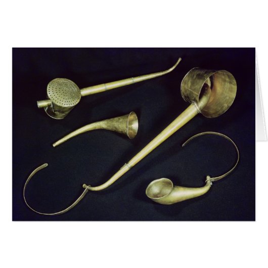 Acoustic instruments cornets cards (Front Horizontal)