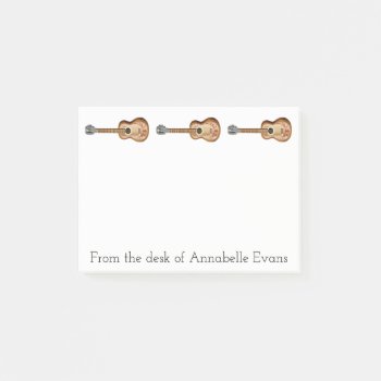 Acoustic Mexican Guitars Personalize Post-it Notes by BarbeeAnne at Zazzle