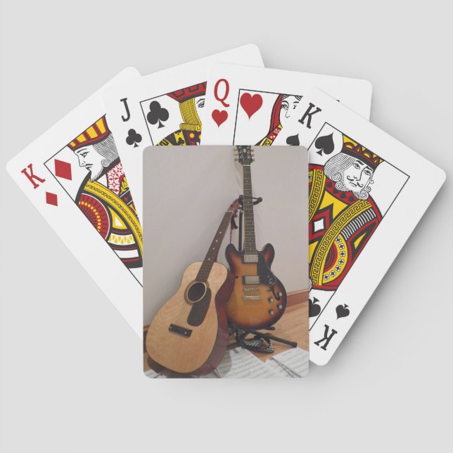 Acoustic or Electric Poker Cards (Back)