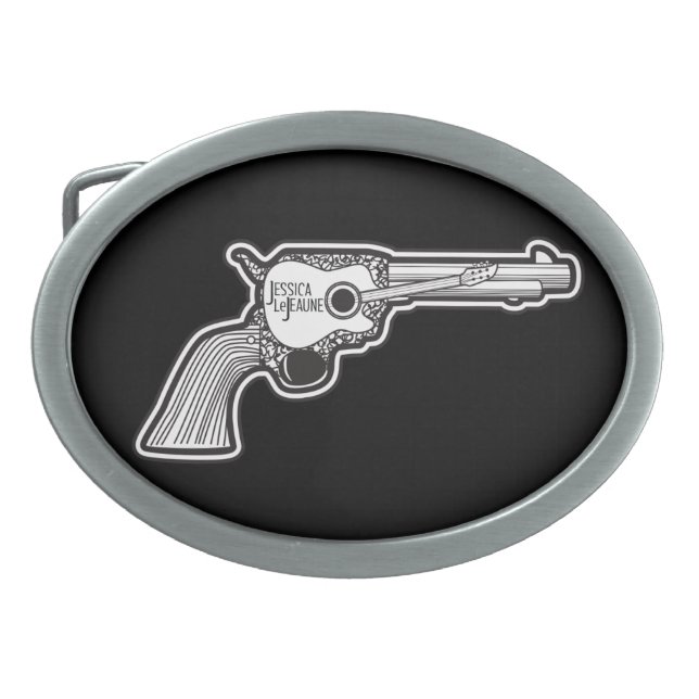 Acoustic Pistol Belt Buckle (Front)