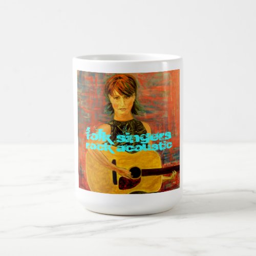 acoustic rock art coffee mug