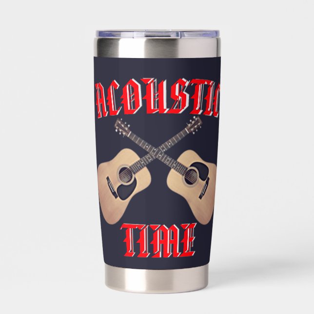 ACOUSTIC TIME INSULATED TUMBLER (Front)