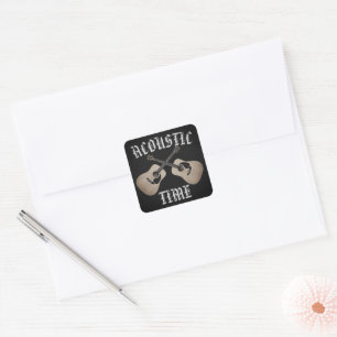 ACOUSTIC TIME SQUARE STICKER