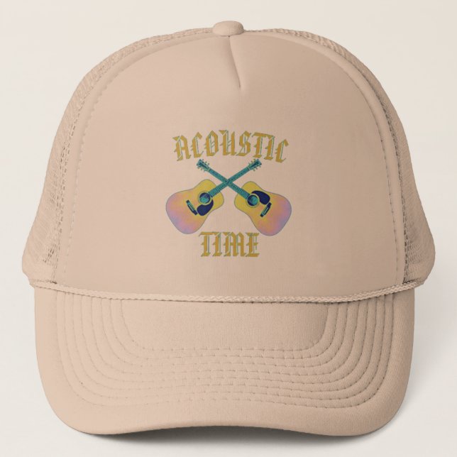 ACOUSTIC TIME TRUCKER HAT (Front)