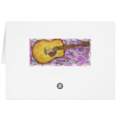 Acoustic Zen Guitar Cards (Back Horizontal)