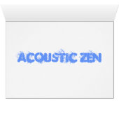 Acoustic Zen Guitar Cards (Inside Horizontal (Bottom))